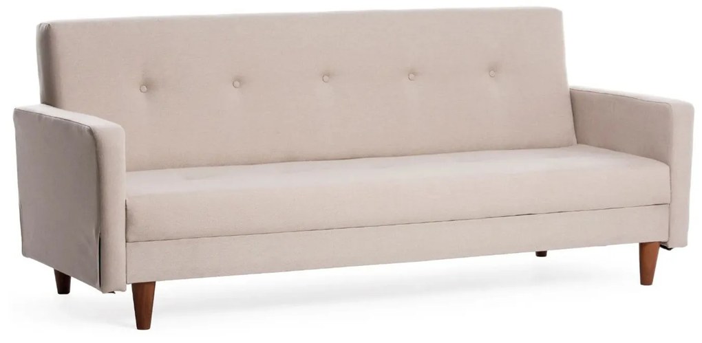 Sofá-Cama 3 Lugares Hiko – Creme – 200 cm
