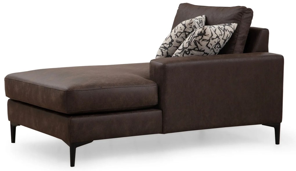 Sofá de Canto Porto Corner – Castanho – 200 cm x 314 cm x 155 cm