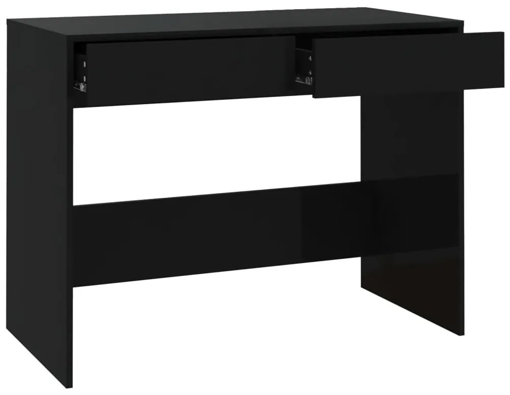 Secretária 101x50x76,5 cm derivados de madeira preto