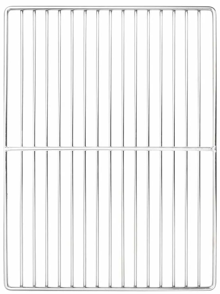 vidaXL Grelha de Churrasco Retangular 40 x 30 cm em Aço Inoxidável 304