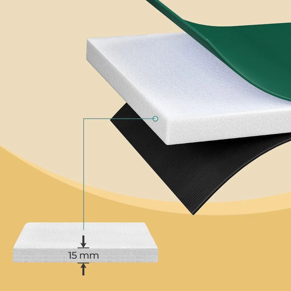 Cobertura para trampolim resistente aos raios UV de 366 cm verde