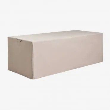 Capa Protetora Para Mesa De Jardim Retangular Otley Tapioca Bege & 260 X 110 Cm - Sklum
