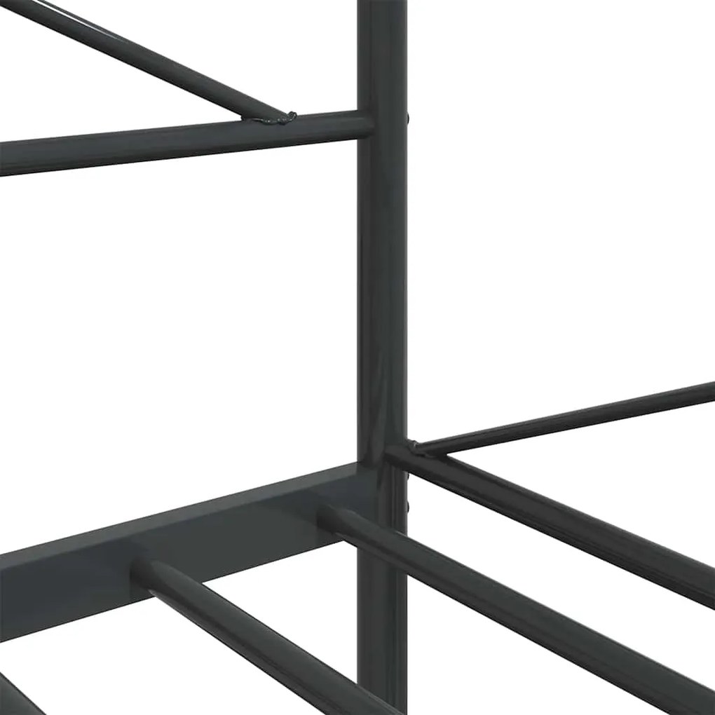 Cama de Dia sem Colchão 100x200 cm aço preto