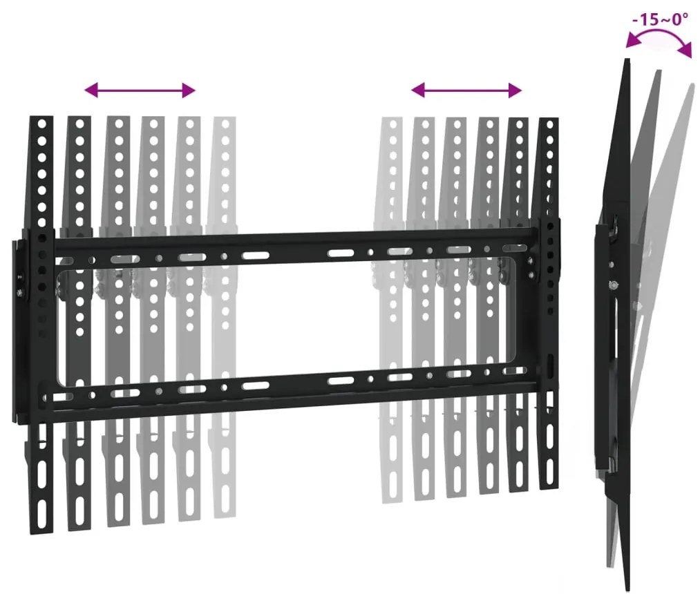 Suporte de parede p/ TV ecrãs de 26-63" Max VESA 600x400mm 50kg