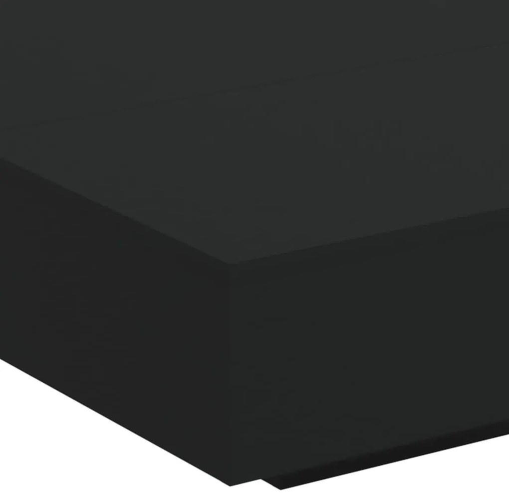 Mesa de centro 100x100x31 cm derivados de madeira preto