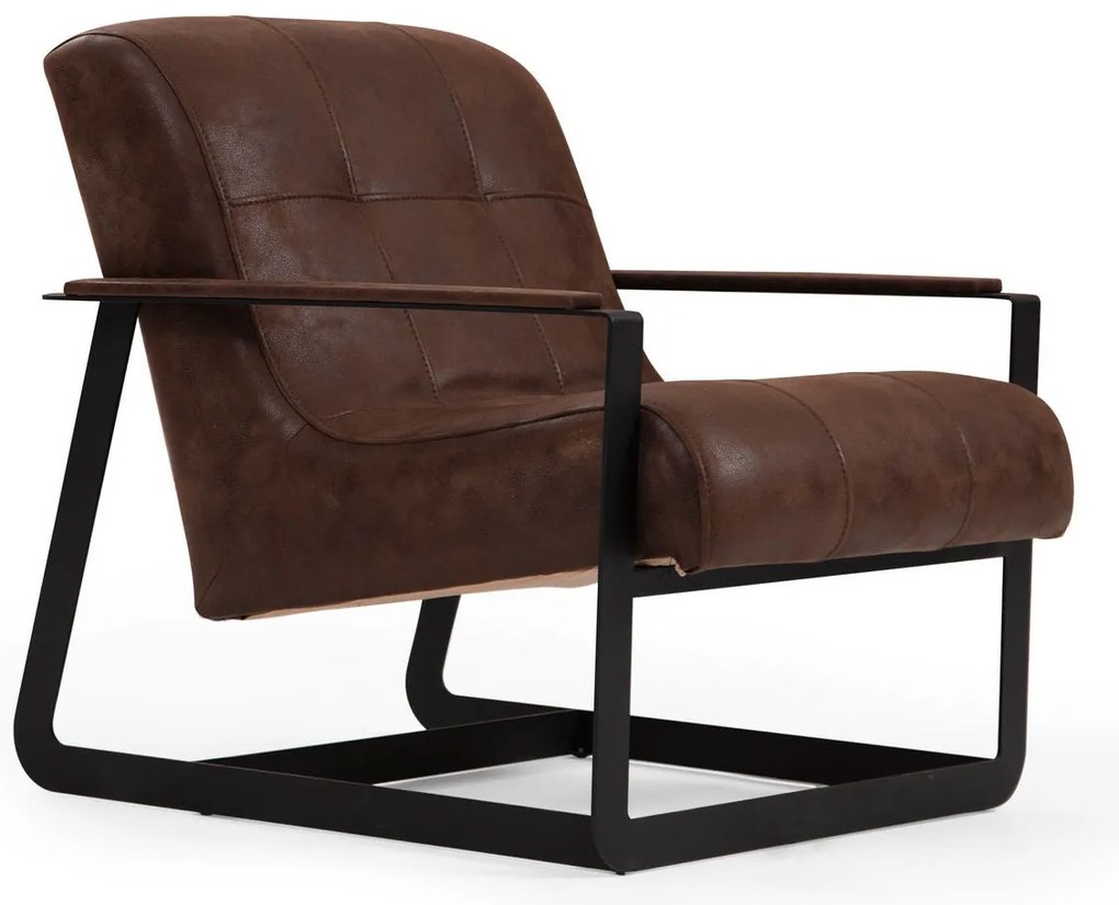 Cadeira Wing Darius – Castanha – 74x87x80 cm