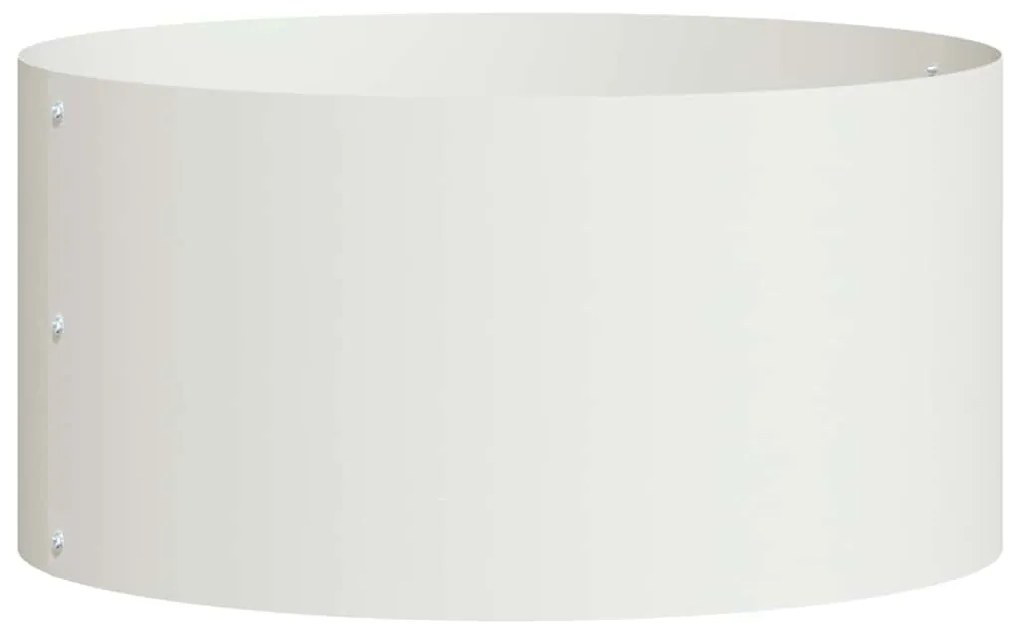 Vasos de Metal Brancos Branco Metal 40 cm de diâmetro