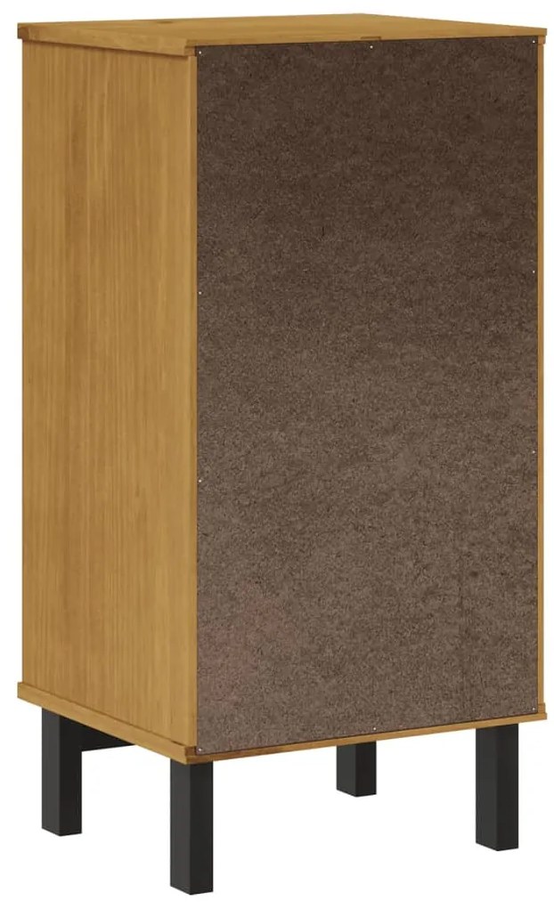 Mesa de cabeceira FLAM 40x35x80 cm madeira de pinho maciça