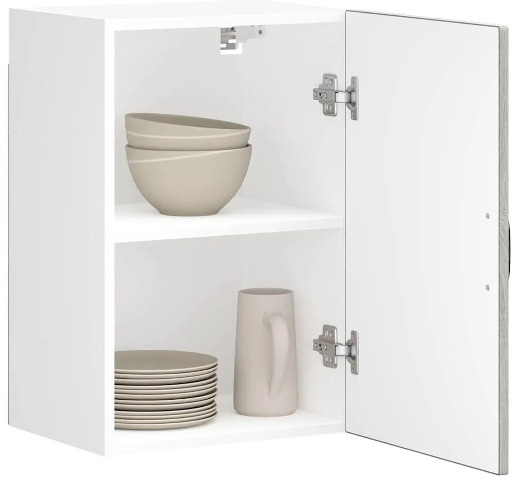 vidaXL Armário de parede da cozinha Lucca madeira cinzento sonoma