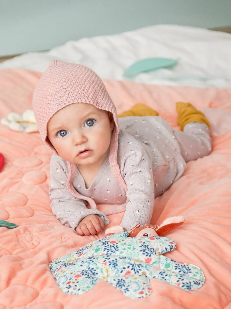 Tapete de atividades e saco-cama Lilliputiens rosa