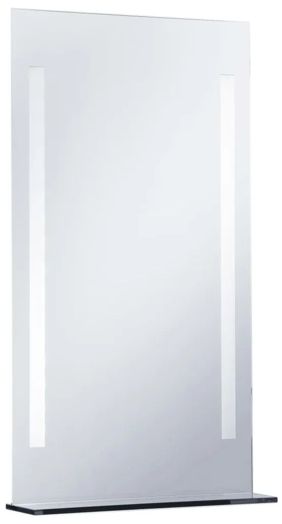 Espelho LED Kaci com Prateleira em Vidro - 60x100cm - Design Moderno