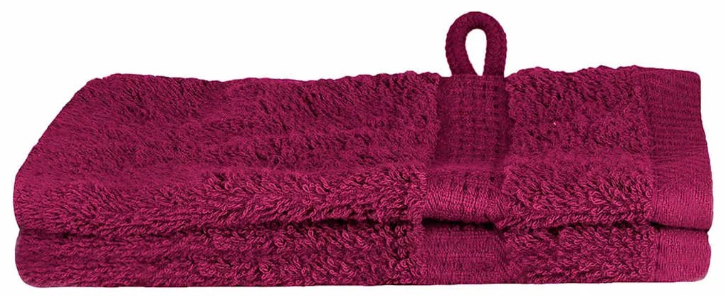 Panos de prato 2 pcs Bordô 15 x 21 cm Algodão