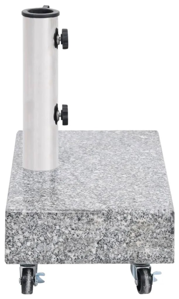 Base para guarda-sol 45x25x8,3 cm granito cinzento-claro