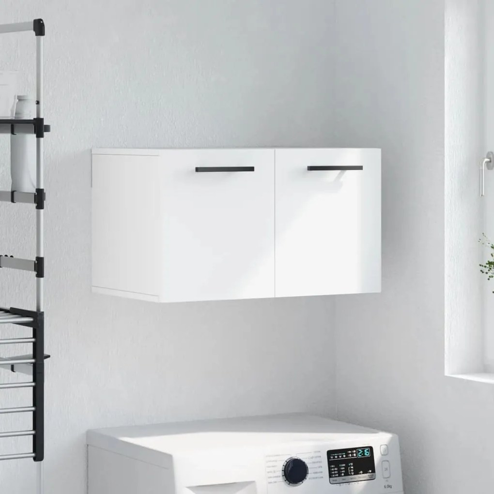 vidaXL Armário de parede 60x36,5x35 cm derivados de madeira branco