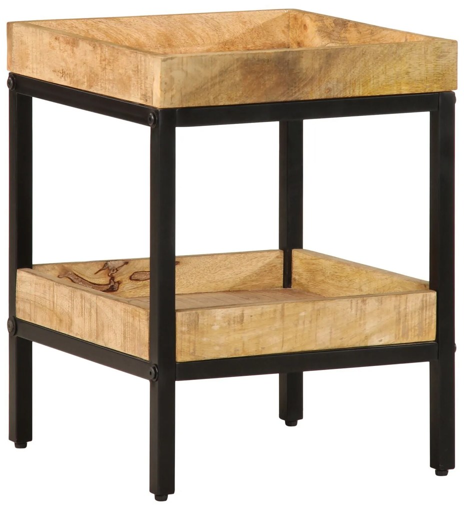 Mesa de Apoio 35x35x45 cm Madeira Sólida de Mangueira