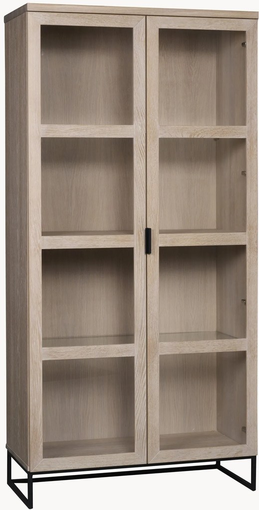 Vitrine em madeira de carvalho Everett