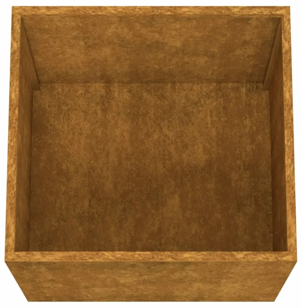 Vasos/floreiras 2 pcs 32x30x29 cm aço corten
