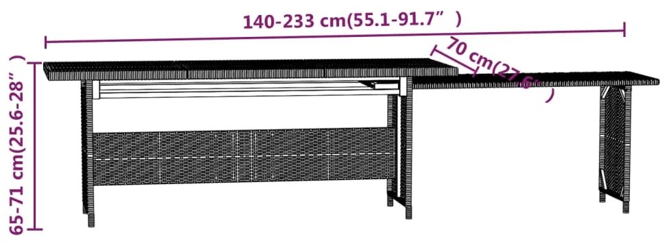 6 pcs conjunto lounge de jardim c/ almofadões vime PE cinzento