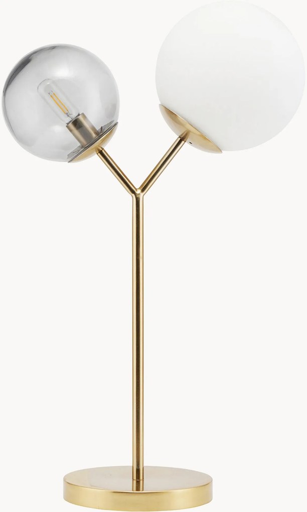 Candeeiro de mesa de vidro artesanal Twice