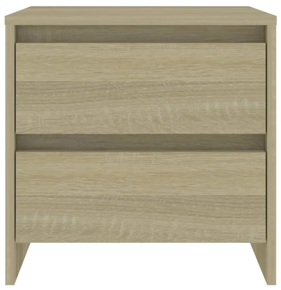 Mesa de cabeceira 2 pcs derivados de madeira carvalho sonoma