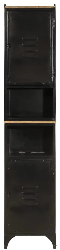 Armário p/ casa de banho 40x27x180 cm ferro e mangueira maciça