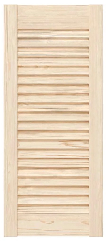 Portas de armário 4 pcs com design de persiana pinho maciço