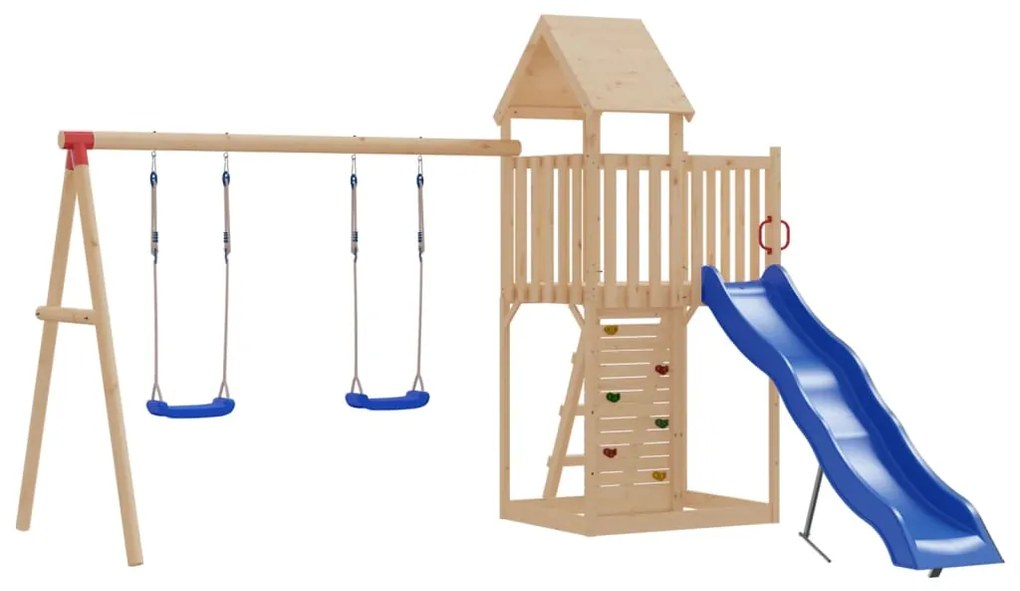 Assentos de baloiço 2pcs c/ pedras de escalada polietileno azul