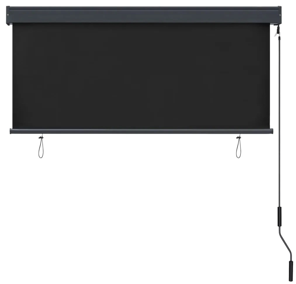Estore de rolo para exterior 140x250 cm antracite