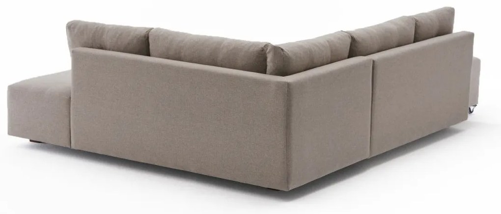 Sofá-Cama de Canto Manama – Creme – 280x85x206 cm