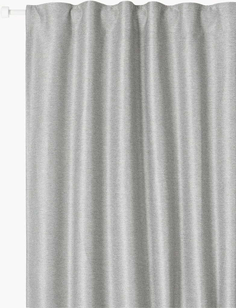 Cortinas blackout multi-banda Asher, conjunto de 2, L 140 cm