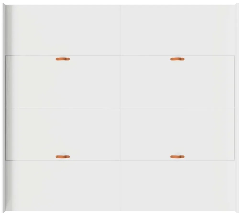 Estrado de cama com arrumação com gaveta com cabeceira Branco 180 x 20