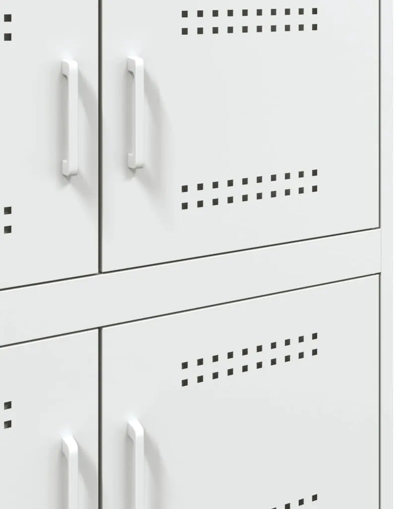 Aparador 68x39x79 cm aço branco