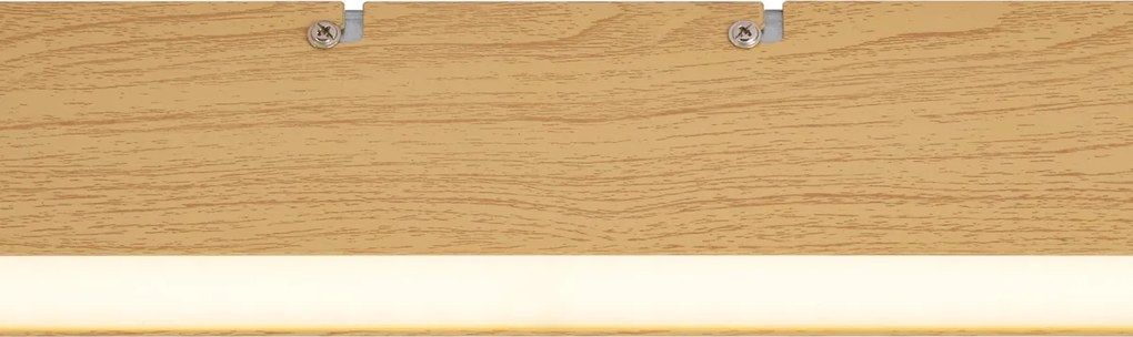 Plafon Moderno Madeira Ocre Incl. LED Regulável em 3 Níveis 2700-4000K com Seletor de Temperatura - Keane