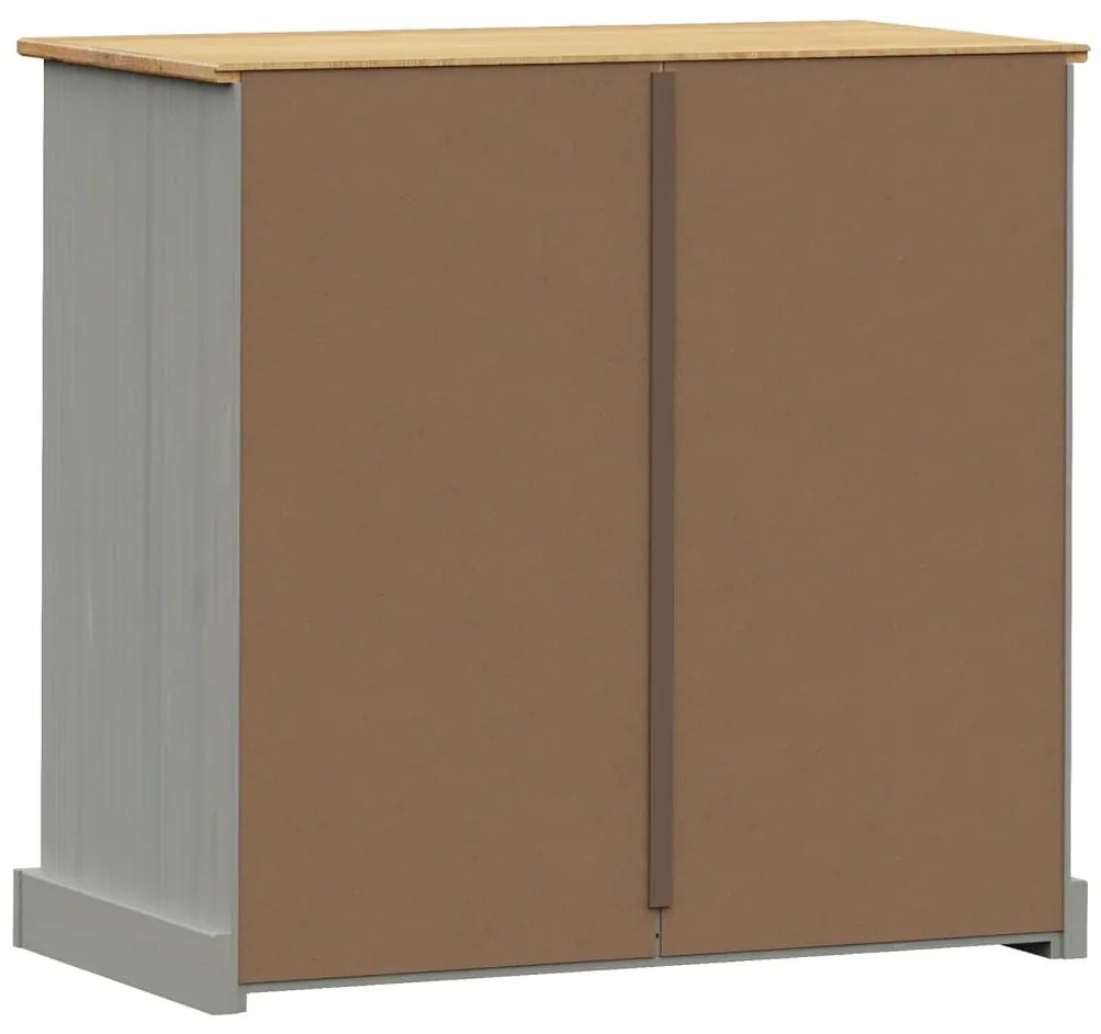 Armário com gavetas VIGO 80x40x76 cm pinho maciço cinzento