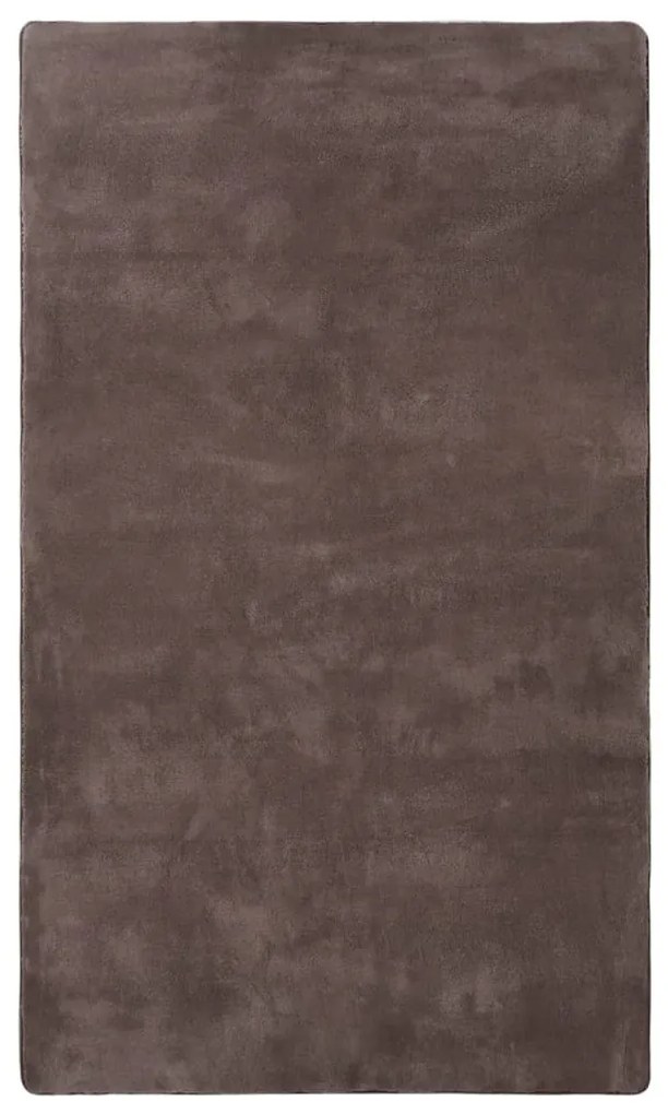 vidaXL Tapete teddy 300x200 cm cinzento-acastanhado
