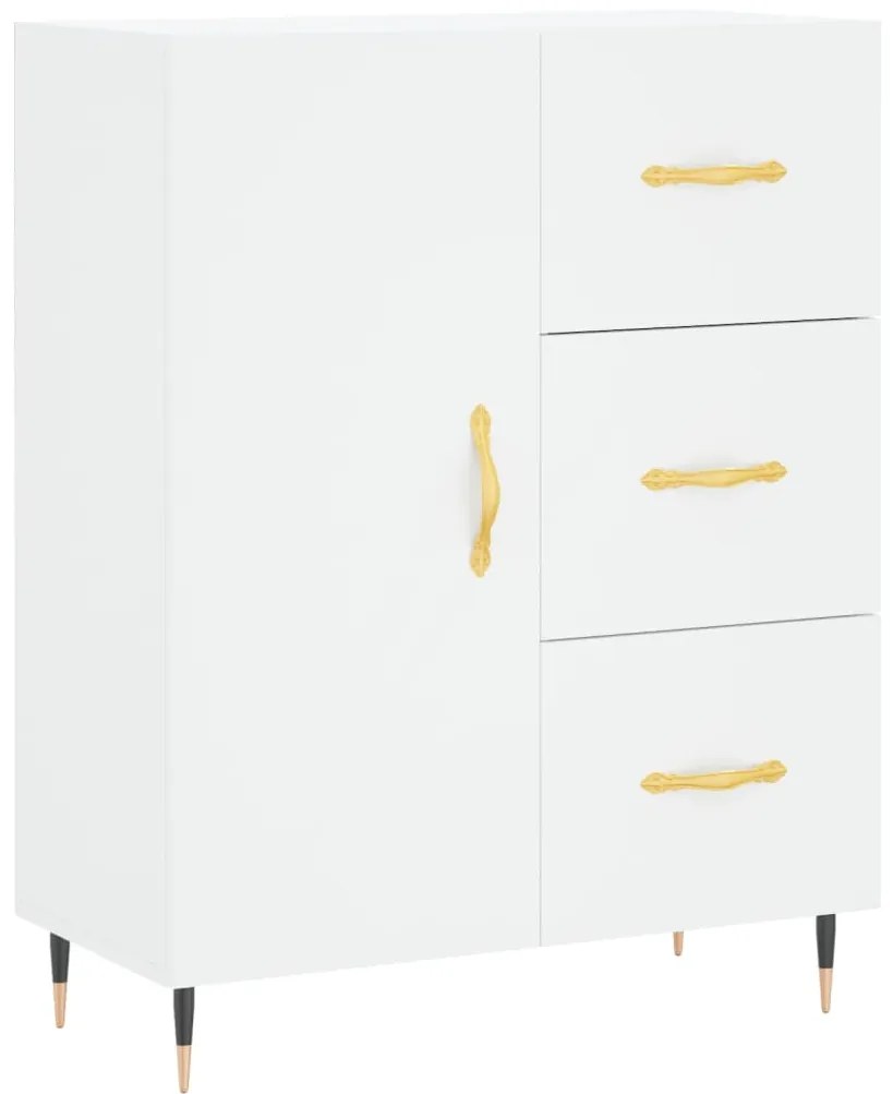 Armário alto 69,5x34x180 cm derivados de madeira branco