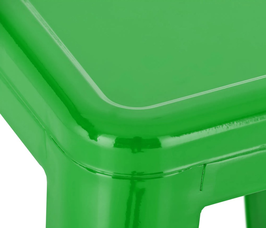 Banco de bar Joshua metal 76 x 43 x 43 cm verde