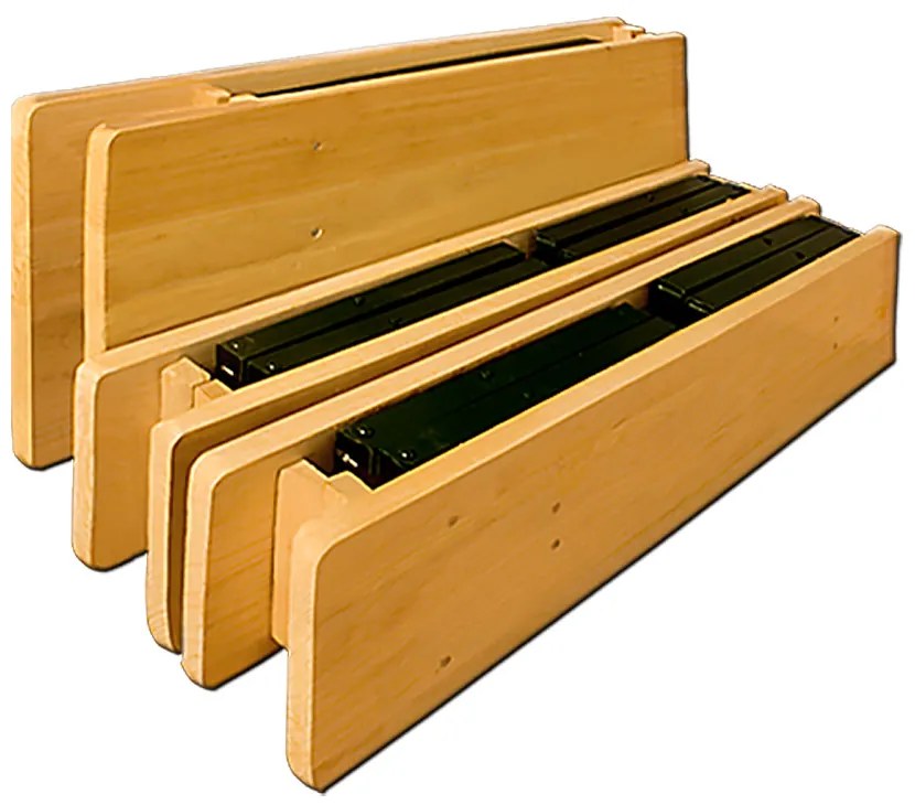 Conjunto de mesa e 2 Bancos para Jardim, campismo, piquenique 3 peças 220cm dobrável