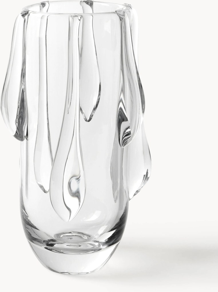Jarra de vidro com aspeto de gotejamento Carliz, Alt 27 cm