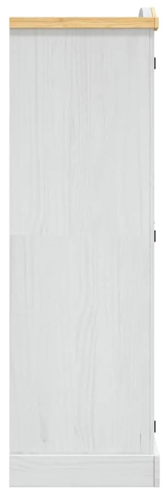 Roupeiro Corona Range pinho mexicano com 2 portas branco