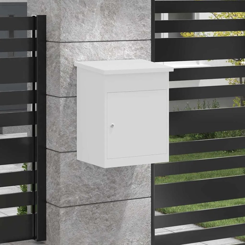 Caixa para entrega de pacotes Branco 44 x 35 x 59 cm Aço