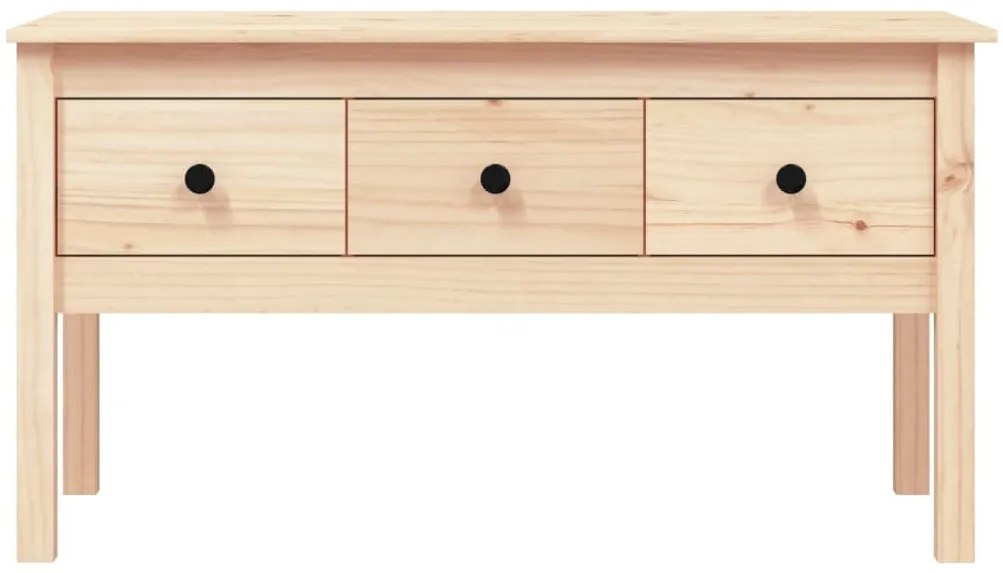 Mesa de centro 102x49x55 cm pinho maciço