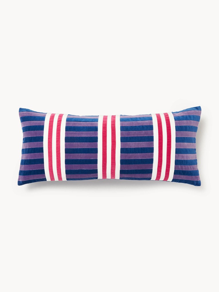 Capa de almofada de retalhos em veludo Tete