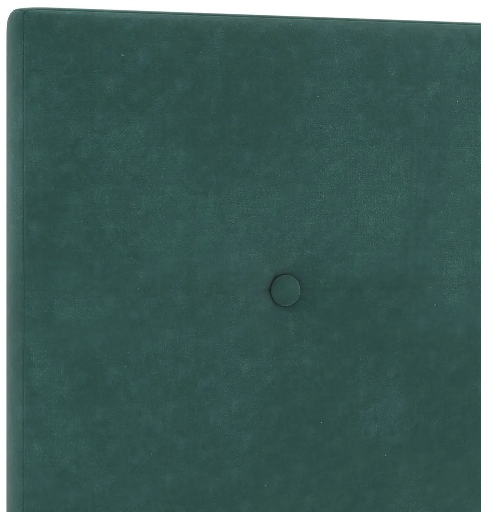 Cama vidaXL Verde Escuro 120x200 cm Veludo