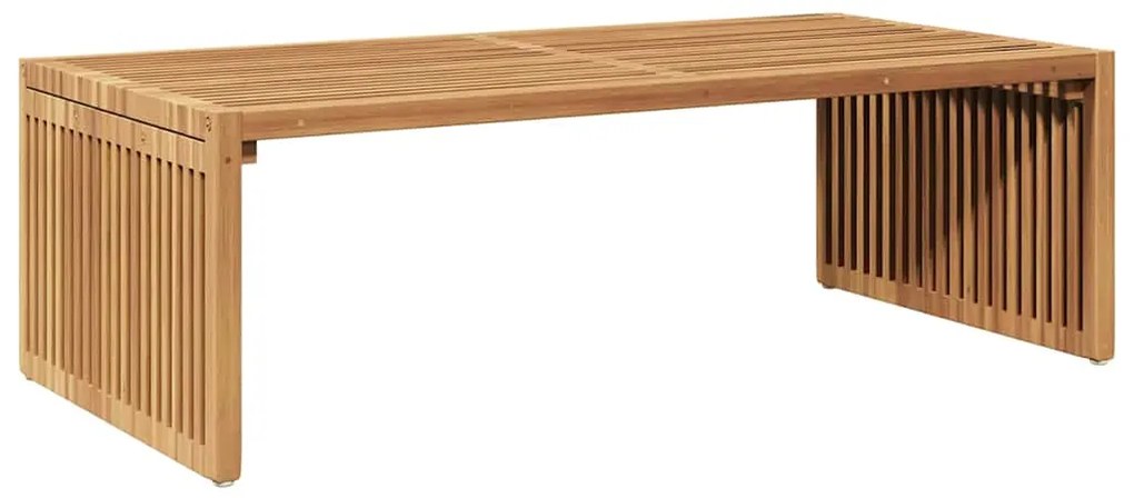 Mesa Lateral do Jardim 110x55x35,5 cm Madeira Maciça Teca