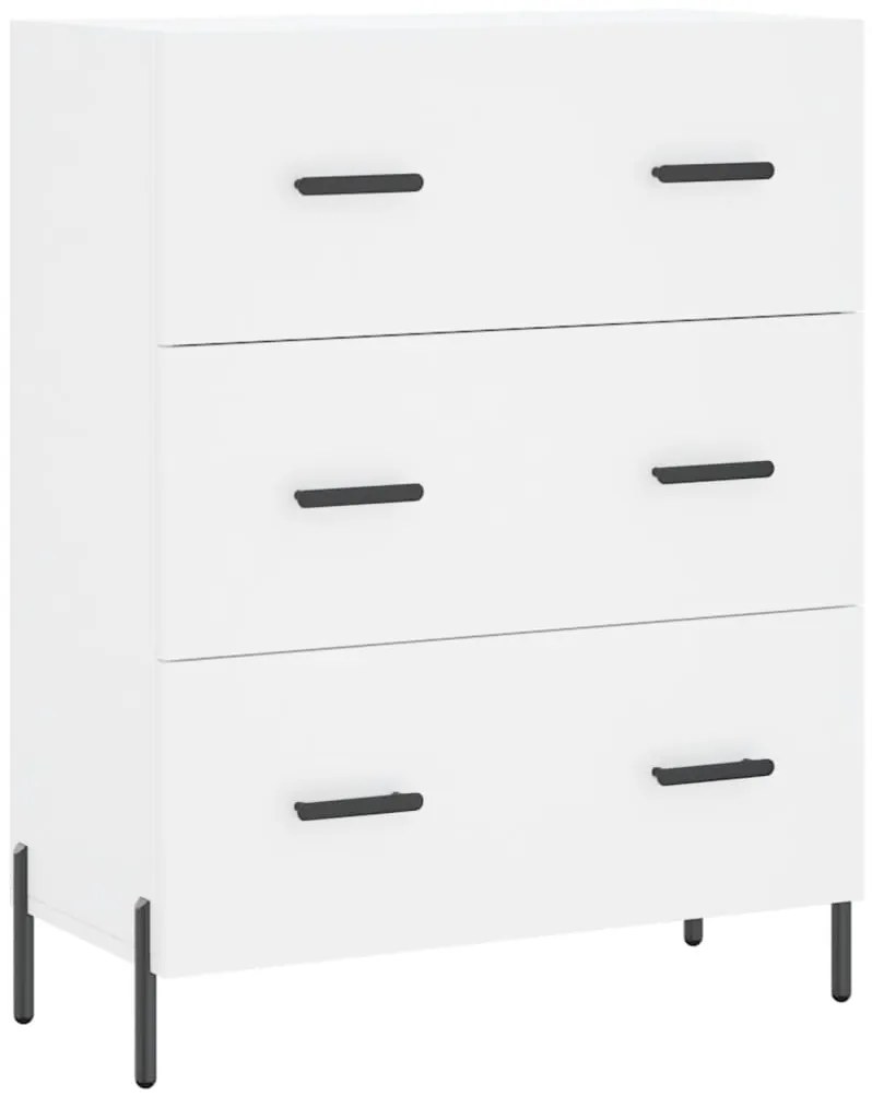 Armário alto 69,5x34x180 cm derivados de madeira branco