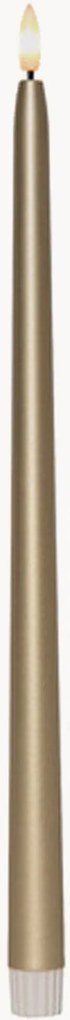 Velas LED com temporizador Flamme Metal, conjunto de 2