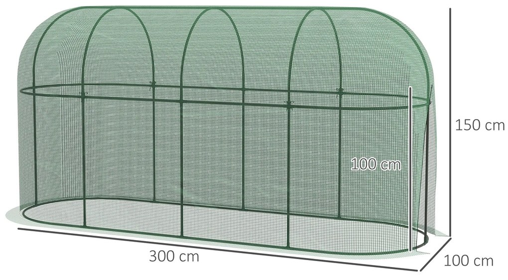 Estufa de Jardim Estufa para Plantas Estufa de Exterior com Porta com
