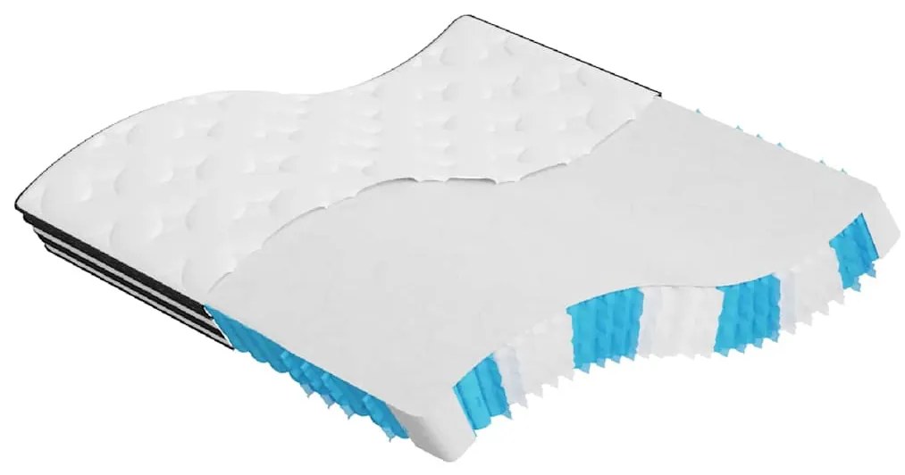 Colchão de molas ensacadas médio 200x200 cm