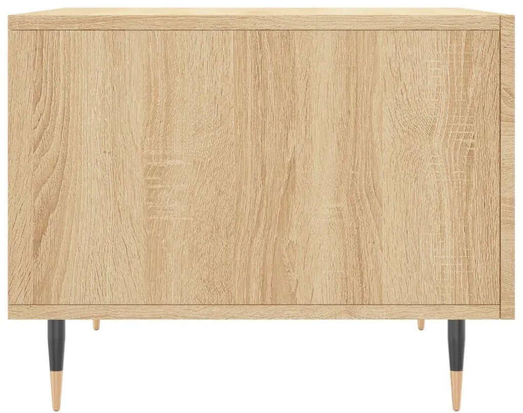 Mesa de centro 50x50x40 cm derivados de madeira carvalho sonoma